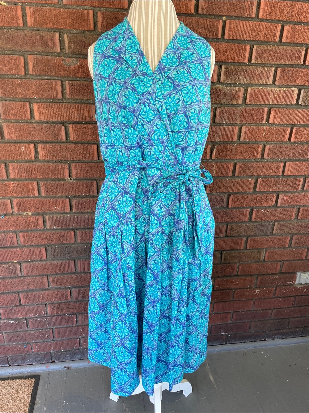 Evan Picone wrap dress.